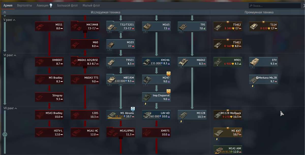 продажа аккаунта к игре War Thunder